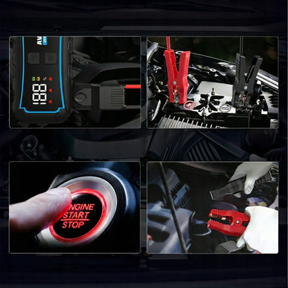 AVAPOW E5 PRO automobilinis užvedimo įrenginys 12000 mAh 2000A 44.4Wh powerbankas