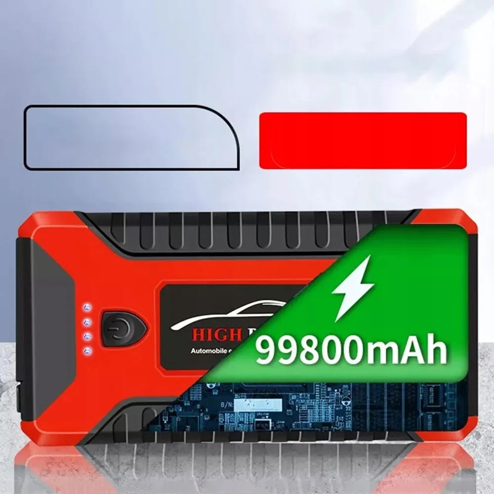 Avarinis automobilio užvedimo įrenginys su power bank funkcija 12V benzininiams ir dyzeliniams varikliams
