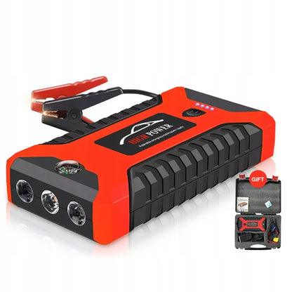 Avarinis automobilio užvedimo įrenginys su power bank funkcija 12V benzininiams ir dyzeliniams varikliams
