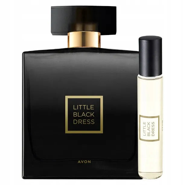 AVON Little Black Dress rinkinys 2in1 moteriški kvepalai 100 ml + mini kvepalai