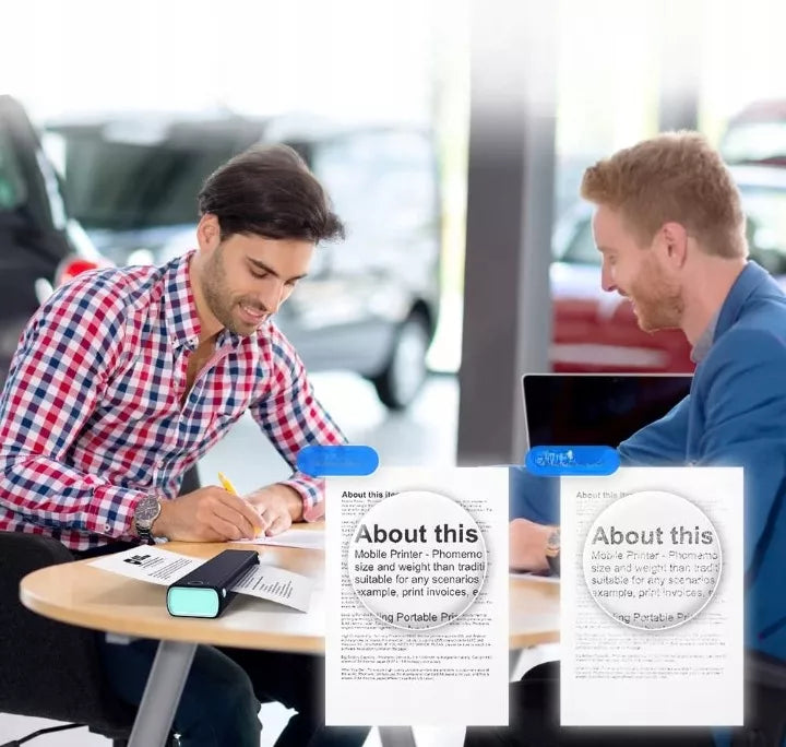 Nešiojamas mobilusis termalinis spausdintuvas A4 "Bluetooth" tatuiruotėms, biurui