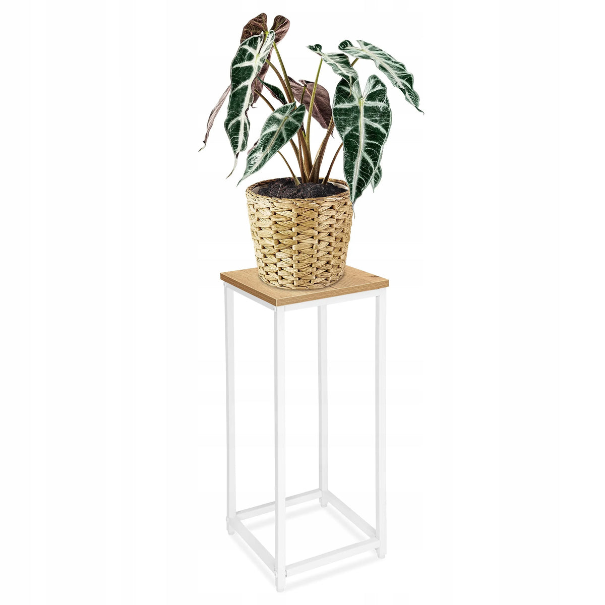 Baltas gėlių stovas ARBEN CRAFT 60 cm