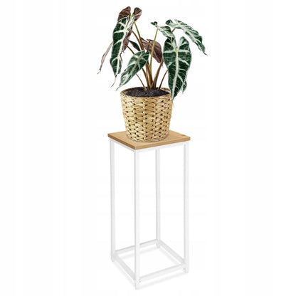 Baltas gėlių stovas ARBEN CRAFT 60 cm