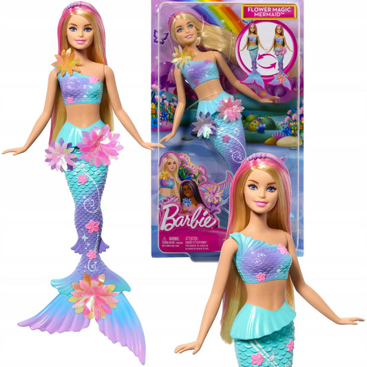 „Barbie Dreamtopia“ undinė blondinė su žydinčiomis gėlėmis JDM72