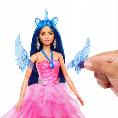 Barbie Sapphire lėlė su sparnuotu vienaragiu ir aksesuarais, 65-mečio proga