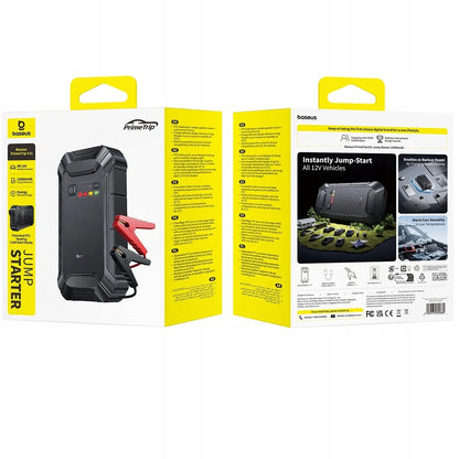 BASEUS automobilinis paleidimo įrenginys Jump Starter 12000mAh + gnybtai 12V