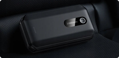 BASEUS automobilinis užvedimo įrenginys „Power Bank“ 10 000 mAh su žibintuvėliu ir gnybtais
