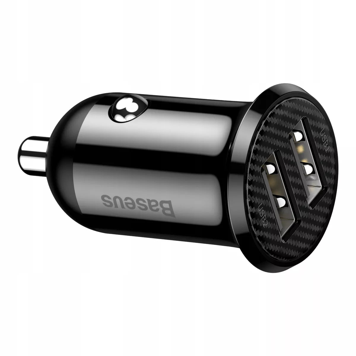 BASEUS greitas galingas automobilinis telefono įkroviklis 2x USB 4.8A 12-24V