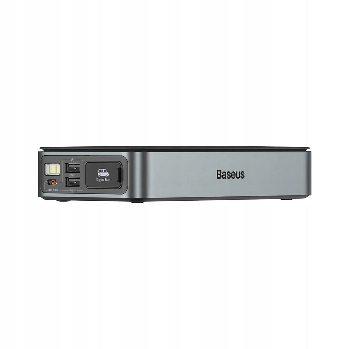 Baseus „Jump Starter“ 3-viename 1200A išorinė baterija 7200mAh LED žibintuvėlis juodas