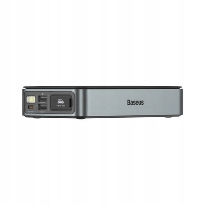 Baseus „Jump Starter“ 3-viename 1200A išorinė baterija 7200mAh LED žibintuvėlis juodas