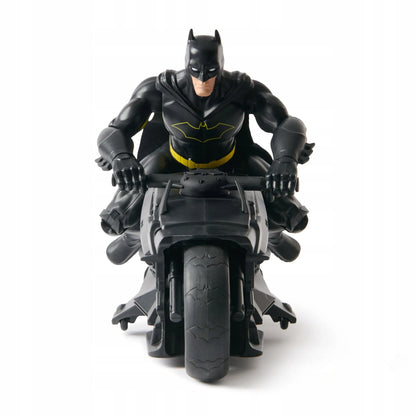 „Batman“ figūrėlė 30 cm ir nuotoliniu būdu valdomas „Batcycle“ motociklas, „DC Studios“