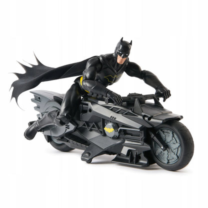 „Batman“ figūrėlė 30 cm ir nuotoliniu būdu valdomas „Batcycle“ motociklas, „DC Studios“