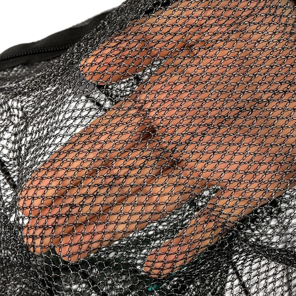 Bedee sulankstomas žvejybos tinklas krabams, vėžiams, omarams ir žuvims, 30 × 60 cm, su užtrauktuku