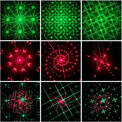 Bėgantis šviesos efektas diskotekai, RGB LED projektorius vakarėliams
