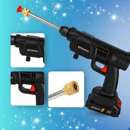 Belaidė aukšto slėgio plovimo mašina Durabuild 21V PRO, 2 akumuliatoriai