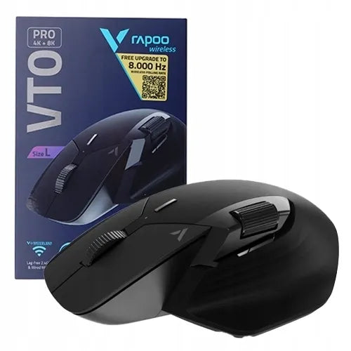 Belaidė ergonomiška žaidimų pelė „Rapoo VT0 Pro“, 2,4 GHz, 26 000 DPI