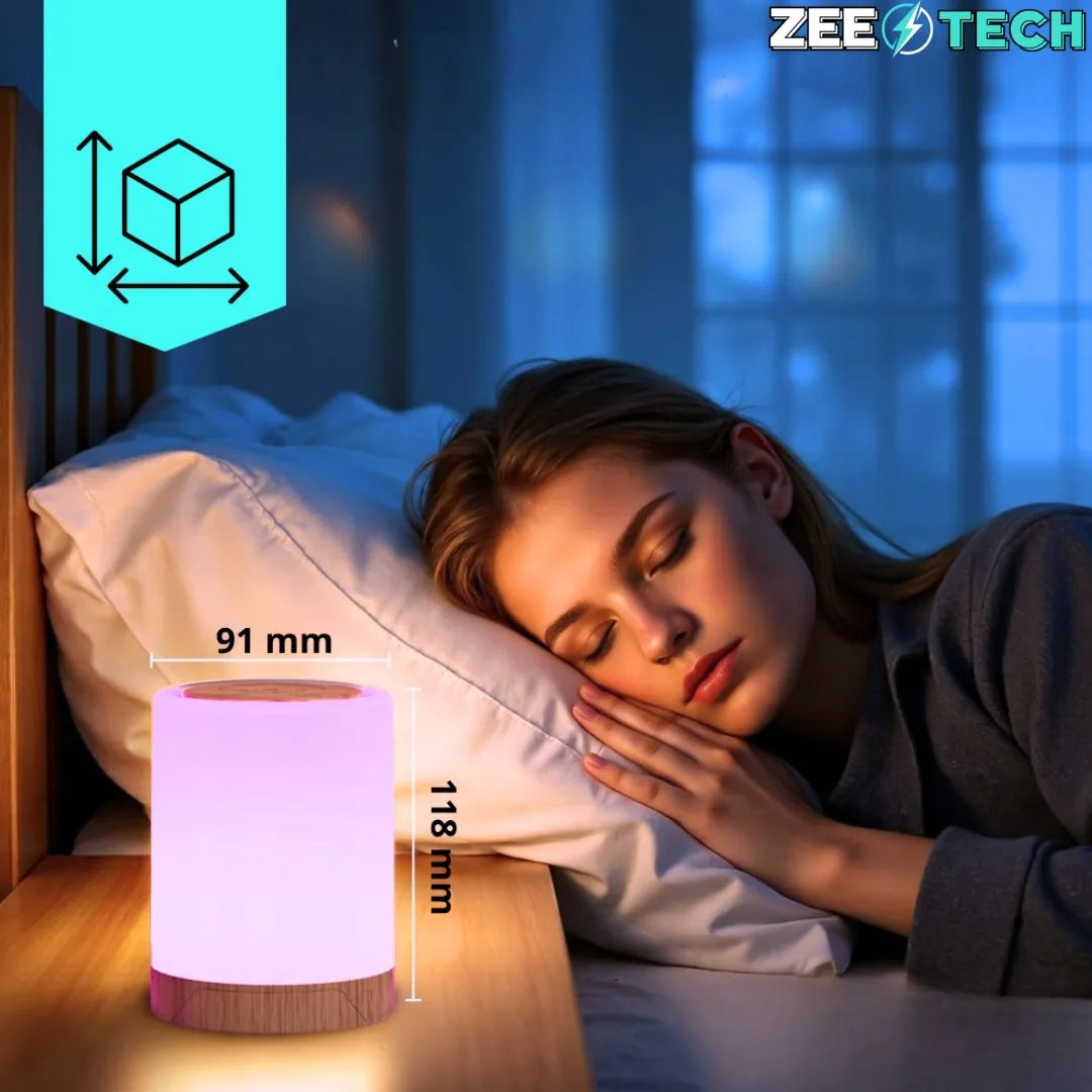 Belaidė LED Naktinė Lempa su RGB