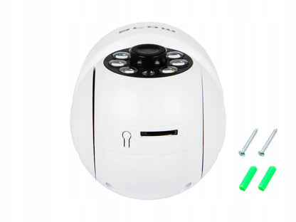 Belaidė vidinė pasukama IP kamera BLOW T-833 su E27 lizdu, 3MP, WiFi, Tuya