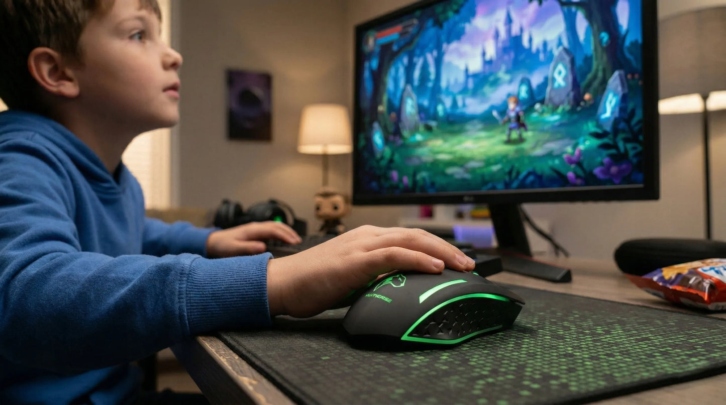 Belaidė žaidimų pelė Pantherise Core X 3200DPI Bluetooth + radijo ryšys
