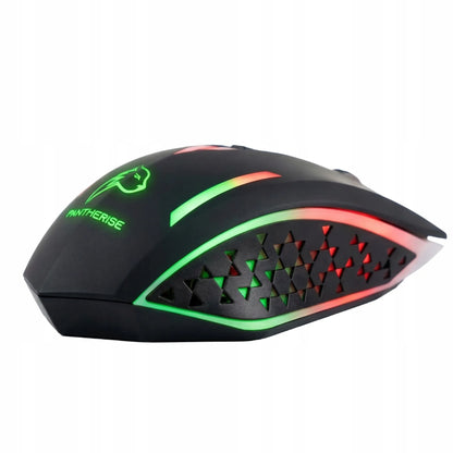 Belaidė žaidimų pelė Pantherise Core X 3200DPI Bluetooth + radijo ryšys