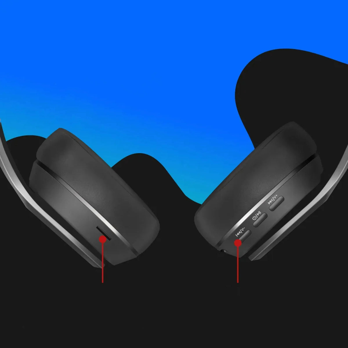Belaidės ausinės BLOW BTX700 ANC su mikrofonu ir Bluetooth