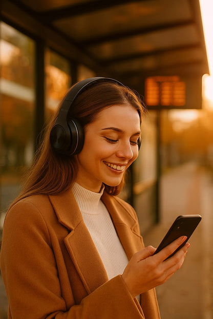Belaidės ausinės BLOW BTX700 ANC su mikrofonu ir Bluetooth