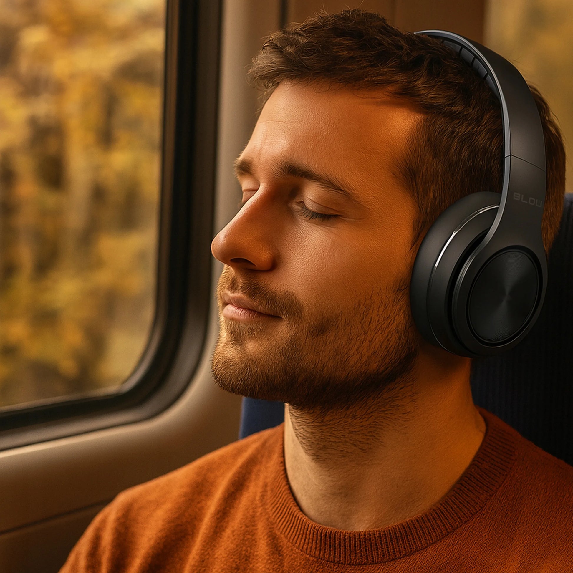 Belaidės ausinės BLOW BTX700 ANC su mikrofonu ir Bluetooth