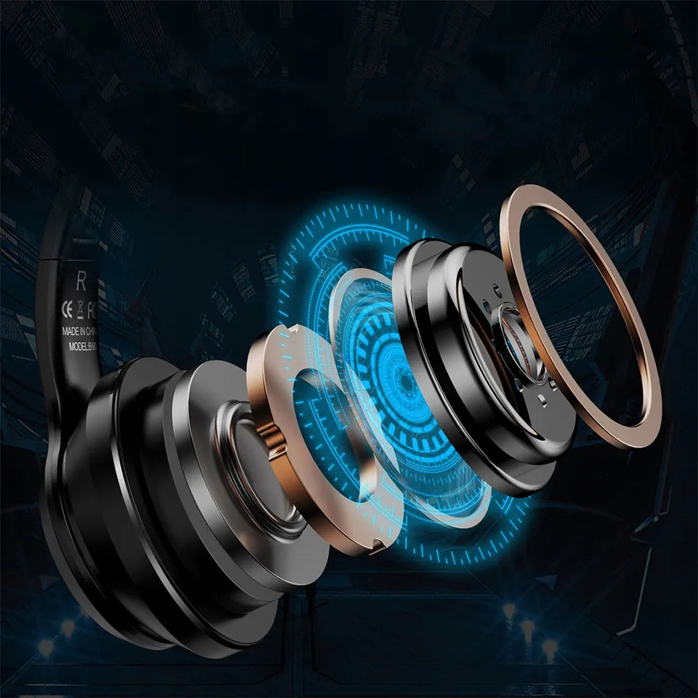 Belaidės ausinės ONIKUMA B90 su mikrofonu, RGB apšvietimu ir katės ausytėmis, USB-C