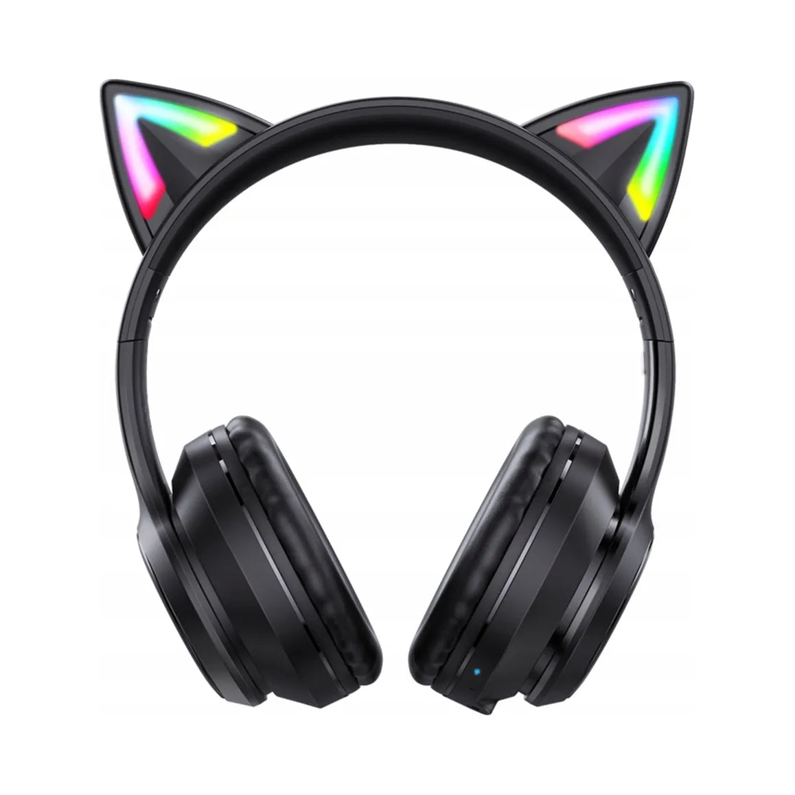 Belaidės ausinės ONIKUMA B90 su mikrofonu, RGB apšvietimu ir katės ausytėmis, USB-C