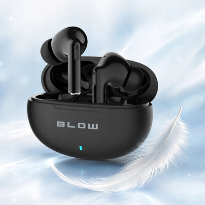 Belaidės įstatomosios „Bluetooth“ ausinės BLOW su mikrofonu ir „Powerbank“ funkcija