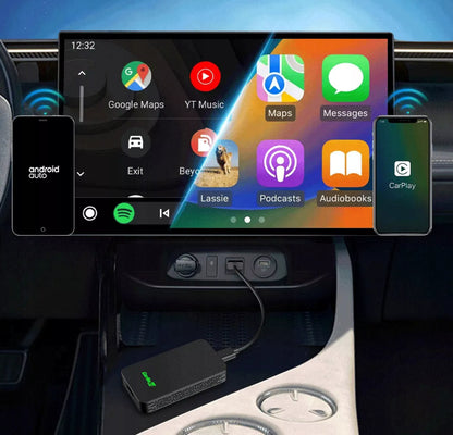 Belaidis adapteris Carlinkit 5.0 Apple CarPlay Android Auto