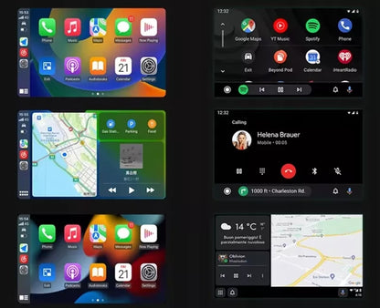 Belaidis Android Auto CarPlay 2in1 adapteris iPhone USB USB-C