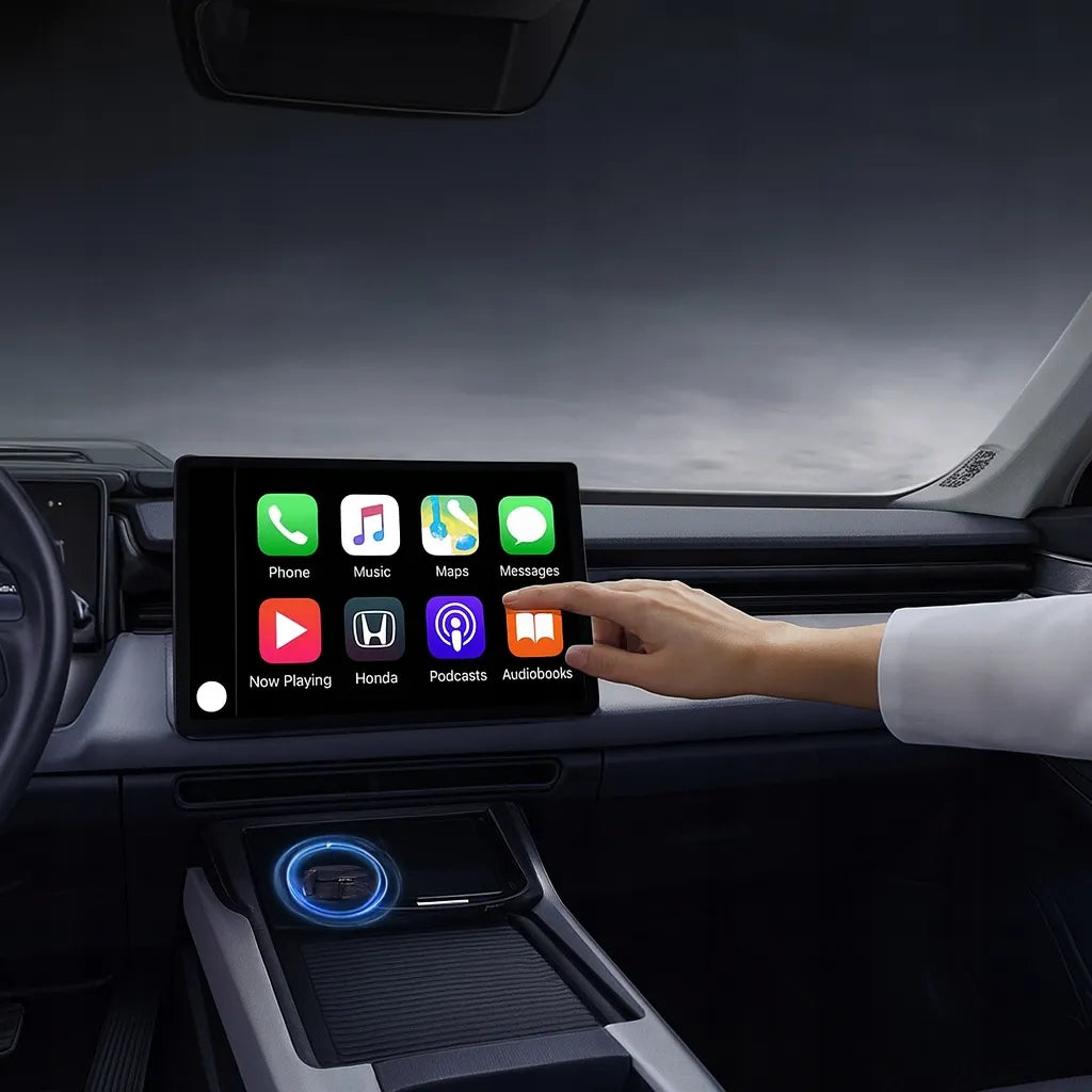 Belaidis Android Auto CarPlay 2in1 adapteris iPhone USB USB-C