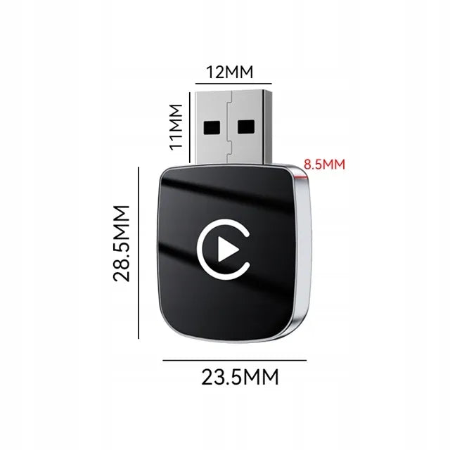 Belaidis Android Auto CarPlay 2in1 adapteris iPhone USB USB-C