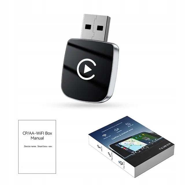 Belaidis Android Auto CarPlay adapteris 2-in-1 iPhone USB USB-C