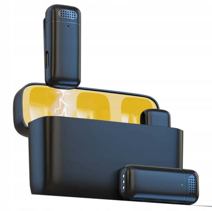 Belaidis atlapo mikrofonas įrašymui su USB-C jungtimi, skirtas iPhone, 2 vnt.