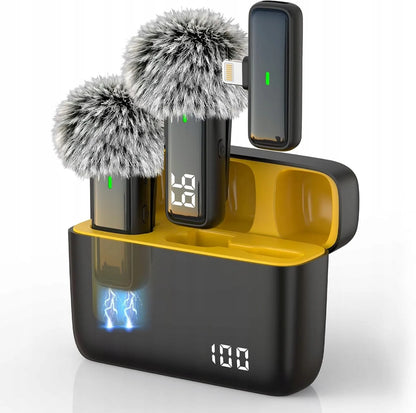 Belaidis atlapo mikrofonas, skirtas įrašymui su USB-C jungtimi, iPhone X2
