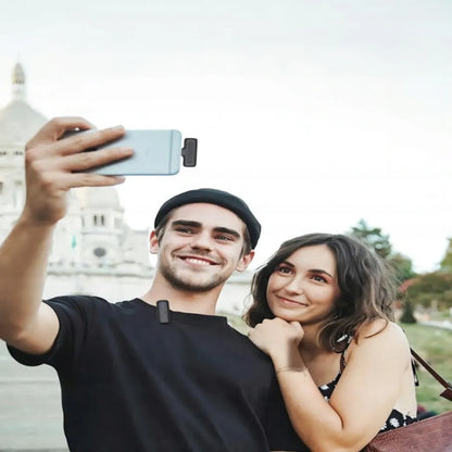 Belaidis atlapo mikrofonas, skirtas įrašymui su USB-C jungtimi, iPhone X2