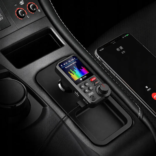 Belaidis automobilinis siųstuvas MP3 MP4 grotuvas AKAI FMT-93BT