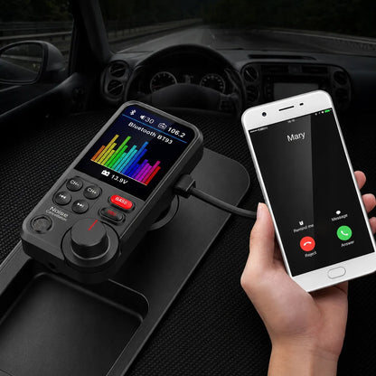 Belaidis automobilinis siųstuvas MP3 MP4 grotuvas AKAI FMT-93BT