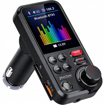 Belaidis automobilinis siųstuvas MP3 MP4 grotuvas AKAI FMT-93BT