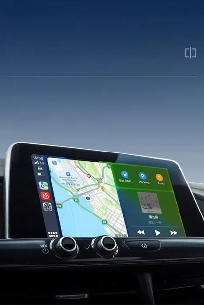Belaidis automobilinis USB adapteris, skirtas Android Auto ir Apple CarPlay AI&JL
