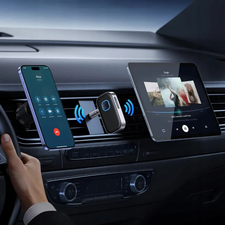 Belaidis Bluetooth 5.0 imtuvas adapteris siųstuvas AUX mini-jack 3.5