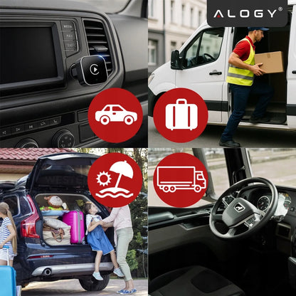 Belaidis CarPlay adapteris 5.8GHz Plug&Play iOS/Android Auto USB USB-C