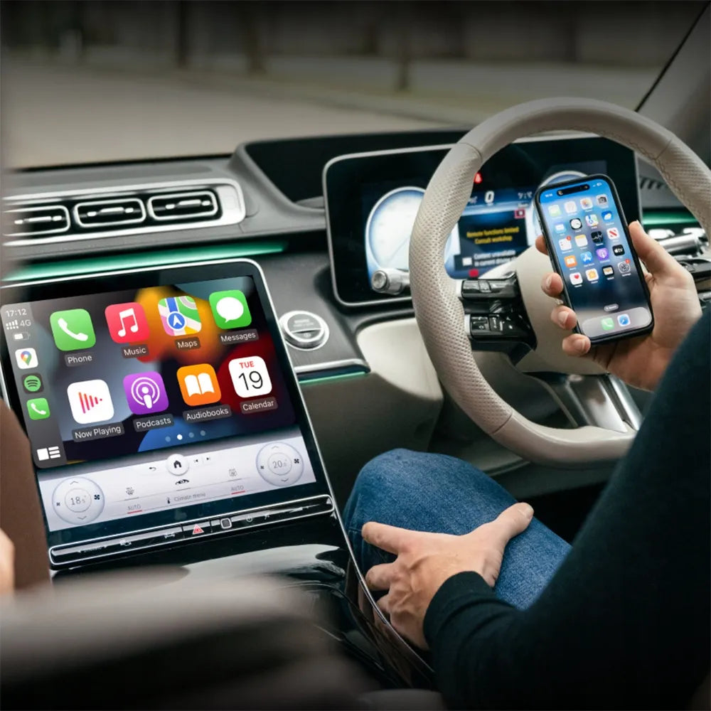 Belaidis „CarPlay“ ir „Android Auto“ USB „Wi-Fi“ adapteris