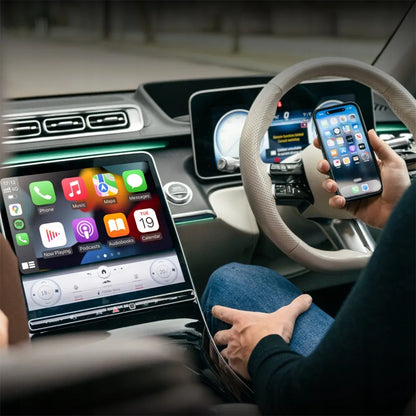 Belaidis „CarPlay“ ir „Android Auto“ USB „Wi-Fi“ adapteris