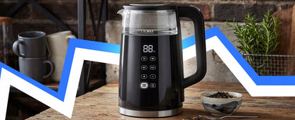 BELAIDIS ELEKTRINIS VIRDULYS RETOO R-OR1300, 1,7 L, 2200 W, STIKLINIS, SU TEMPERATŪROS REGULIAVIMU