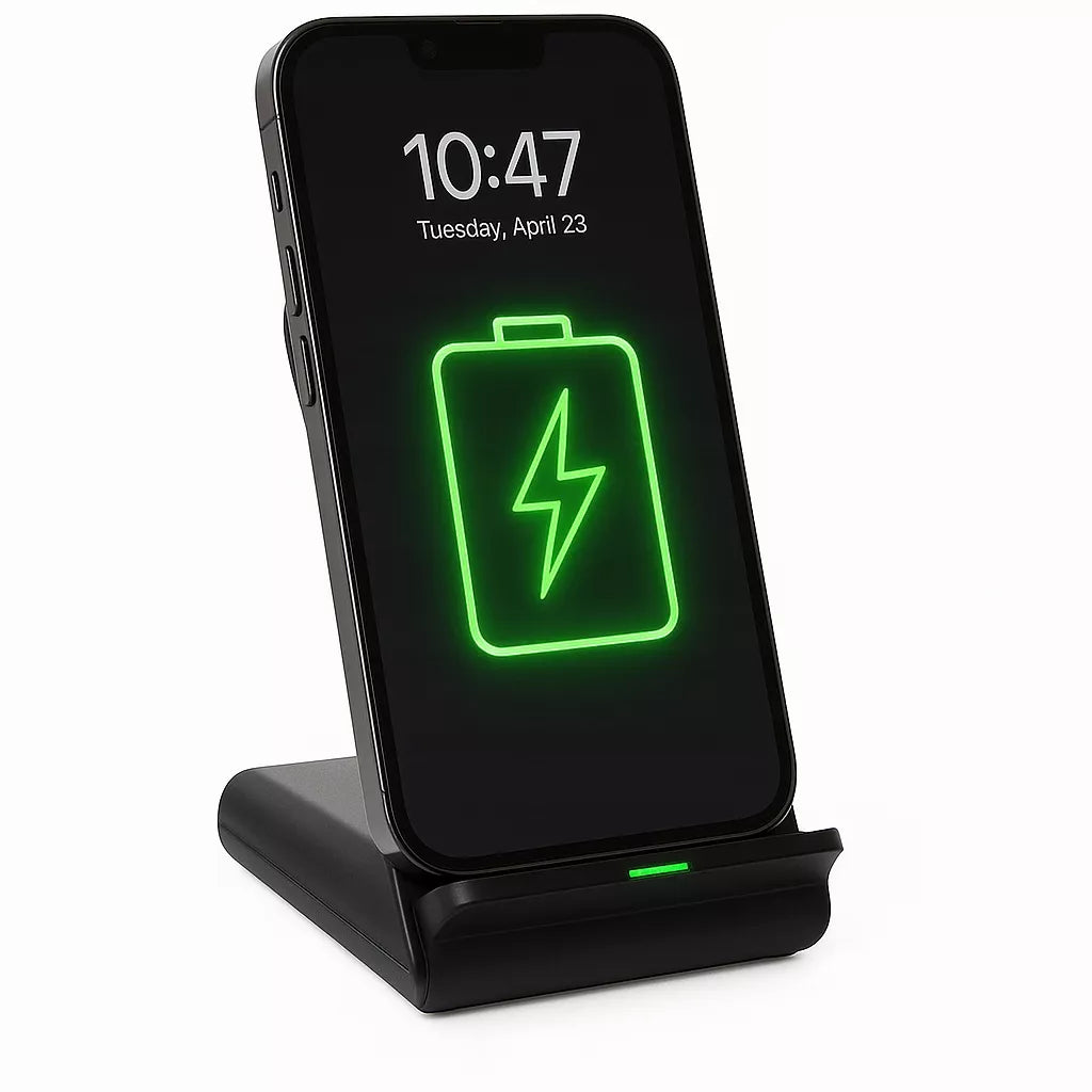 Belaidis indukcinis tinklo įkroviklis, greitai įkraunanti 15 W stotelė, USB-C QI