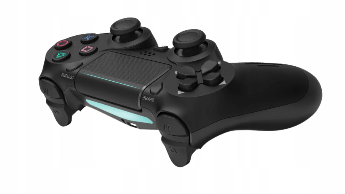 Belaidis ir laidinis valdiklis PS4, juodas