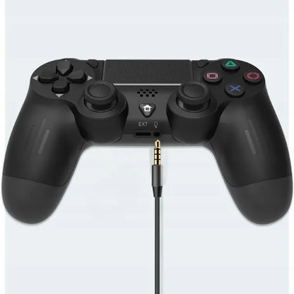 Belaidis ir laidinis valdiklis PS4, juodas